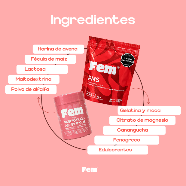 Combo Gomitas + Alimento con probióticos — ingredientes