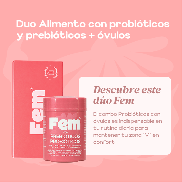 Combo Probiótico + Óvulos — información del combo