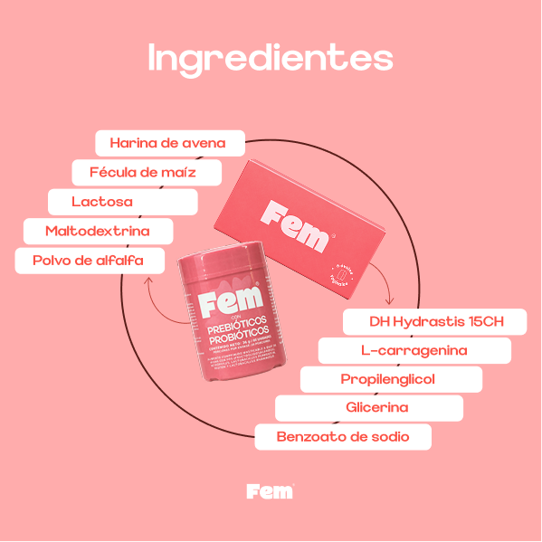 Combo Probiótico + Óvulos — ingredientes